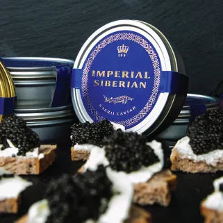 Premium Black Caviar - IMPERIAL SIBERIAN, 250g