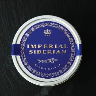 Premium Black Caviar - IMPERIAL SIBERIAN, 250g